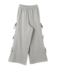 WEGO スウェットパンツ　リボン　グレー