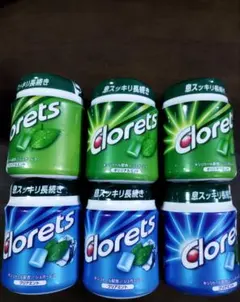 クロレッツボトル ビッグブルーミント味 大粒ガム1.4倍 6個セット
