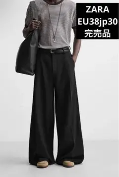 zara ザラ　ワイドレッグフレアパンツ EU38jp30　完売品