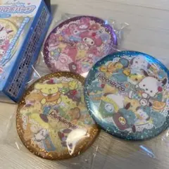 キラキラBIG缶バッジ　サンリオ