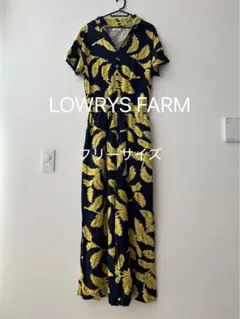 LOWRYS FARM フリーサイズ シャツワンピース