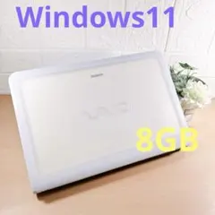 大人気VAIO✨️Windows11✨️設定済みで使いやすいノートパソコン✨️のサムネイル