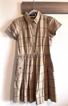 Burberry Blue Label ストライプ 半袖ワンピース 38 - メルカリ