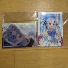 ホロライブ　百鬼あやめ　ローソン　フォト風カード　2枚セット