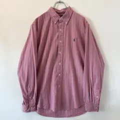 Ralph Laurent ボタンダウンシャツ ストライプ 古着 ラルフローレン