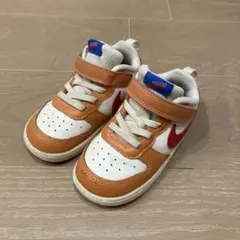 NIKE キッズ スニーカー 14cm オレンジ