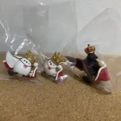 王様気鳥　カプセルトイ　3体セット