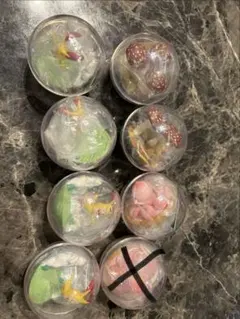 カプセルトイ ミニチュア フィギュア 8個セット