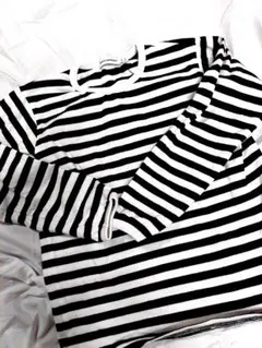 marimekko ストライプ 長袖カットソー 128-134