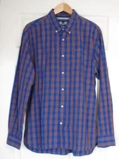 '80s TOMMY HILFIGER チェック柄 長袖シャツ L