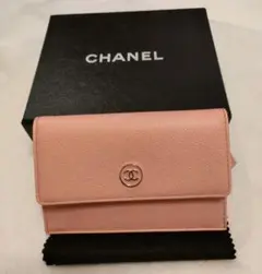 新品未使用　CHANEL カードケース 名刺入れココボタン ピンク