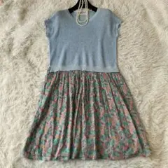 AFTERNOONTEA WARDROBE　リバティ　ノースリーブワンピース