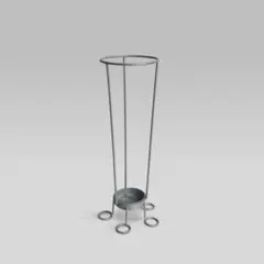 ポストモダン メッシュ素材 傘立て ブラック 昭和レトロ 古道具 - メルカリ