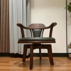 複数割有り‼️ミッドセンチュリー　360度回転　ダイニングチェア　ライムグリーン