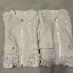 一点の価格　双子向きもう一点ありpom ponette キッズ ジャケット