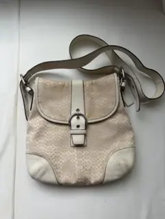 COACH ショルダーバッグ シグネチャー柄