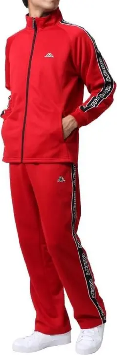 [カッパ] 5L ランニングウェア ジャージ メンズ 上下セット ルームウェ