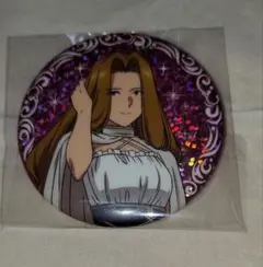 女性キャラクター 缶バッジ ラメ加工