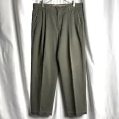 USA製 90s DOCKERS 2タック チノパン W36×L30 カーキ