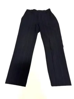 599円に大幅お値下げ UNIQLO ネイビー ストライプ スラックス