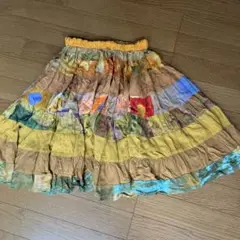 ハワイアン柄フレアースカート