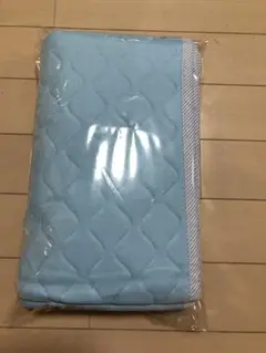 水色 キルティング ベッドパッド