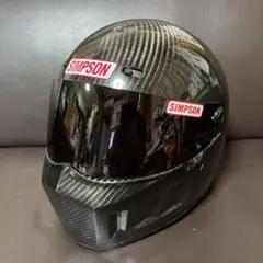 SIMSON スーパーバンディット7 ※観賞用出品　PSマーク無し SIMPSON（バイク） シンプソンヘルメット BANDIT Pro ブラック