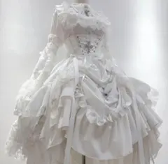 御*K様 アトリエピエロ ワンピース ドレス 白 御*K様 アトリエピエロ ワンピース ドレス 白 - メルカリ