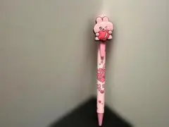 チェゴシム　ボールペン　ピンク　愛満タンお守り