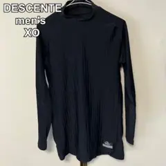 DESCENTE デサント　メンズ　長袖　インナー　ハイネック　黒　XO