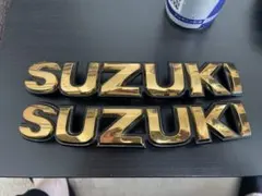 SUZUKI タンクエンブレム ゴールド 2個セットのサムネイル