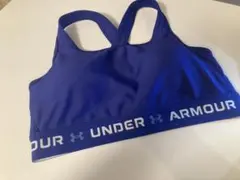【UNDER ARMOUR】スポーツブラ　Lサイズ　青