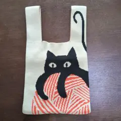 黒猫 トートバッグ
