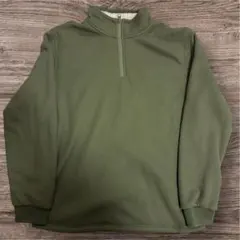 B.C. Clothing ワッフル 裏地 ボア ハーフ ジップ アメリカ 古着