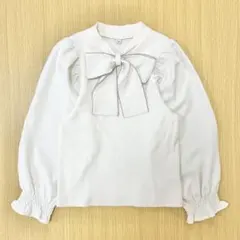 エニィファム　anyFAM ブラウス　白　オフホワイト　長袖　秋　120