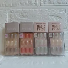 ダッシングディバDASHINGDIVAマジックプレスハンド　春くすみカラー　4個