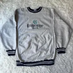 90s Champion リバースウィーブ　リブライン　グレー　ビンテージ　刺繍