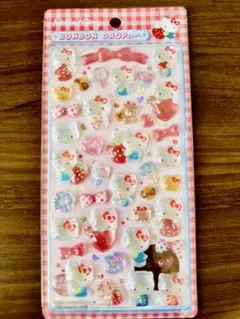 ボンボンドロップシール サンリオ キティ 赤