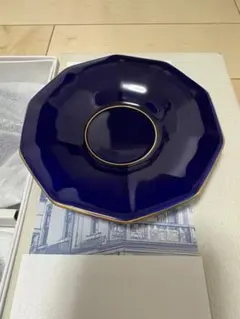 ⭐︎新品未使用品⭐︎香蘭社 八角形小皿 5枚セット ルリ　蘭模様 有田焼