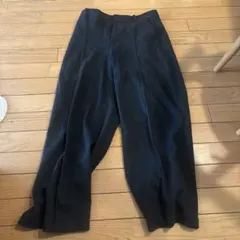 UNIQLO ユニクロ　ブラッシュドジャージータックワイドパンツ