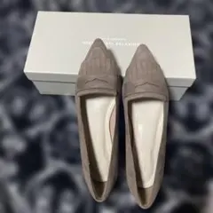 ユナイテッドアローズ ポインテッドキルトフラットシューズ