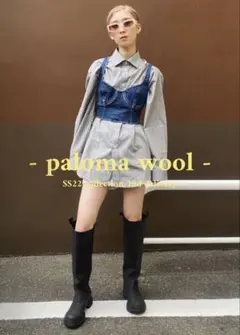 paloma wool デニムタイトスカート インディゴブルー S - メルカリ