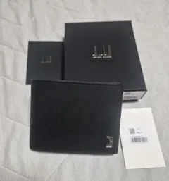 dunhill ラウンドファスナー カドガン二つ折り財布 ネイビー - メルカリ