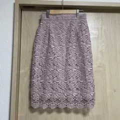 花柄レースタイトスカート❤︎