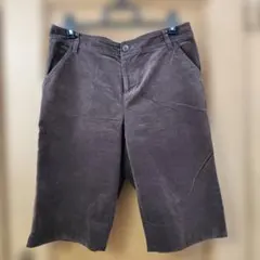 美品！　KLEIN PLUS　コーデュロイ ハーフパンツ ブラウン　13号のサムネイル