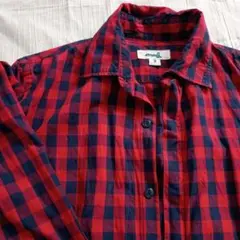 シャツ　チェック　45rpm