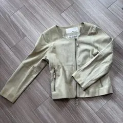 Whim Gazette ウィムガゼット　スウェードジャケット　やぎ革　Fサイズ