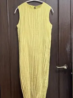 ユナイテッドアローズ　a day in the life シワ加工ロングワンピ