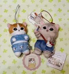 mofusand マスコット2種セット パジャマにゃん サンリオコラボ 未使用品のサムネイル
