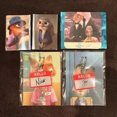 ズートピア ニック ジュディ 韓国限定 特典 ネームタグ 名札 キーホルダー